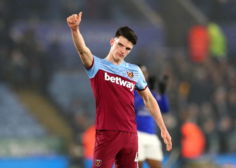 Former Chelsea man Declan Rice was West Ham's best player in the 2019-20 season